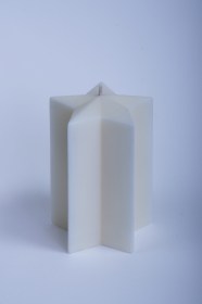 Christmas medium sized candle star shaped